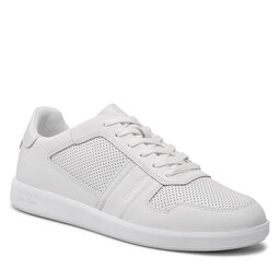 Calvin Klein Sneakers Calvin Klein Low Top Lace Up Lth HM0HM00471 Triple White 01S