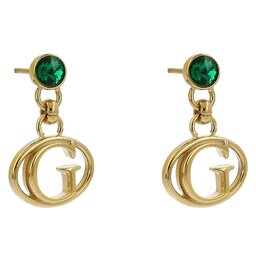 Guess Fülbevaló Guess JUBE03 361JW GOLD/EMERALD