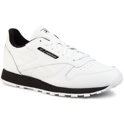 Reebok Topánky Reebok Cl Leather Mu EG3621 White/Black/Silvmt