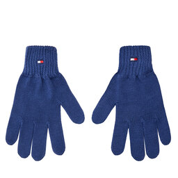 Tommy Hilfiger Vaikiškos pirštinės Tommy Hilfiger Small Flag AU0AU01657 Mėlyna