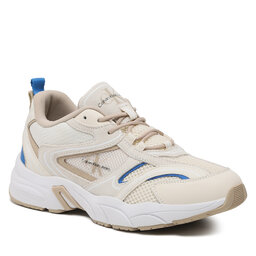 Calvin Klein Jeans Sneakers Calvin Klein Jeans Retro Tennis Oversized Mesh YM0YM00636 Creamy White/Merino 01S