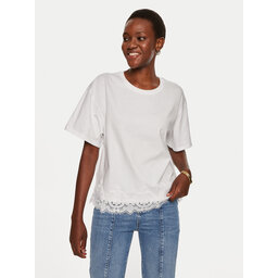 TWINSET TWINSET Póló 242TP2510 Fehér Loose Fit