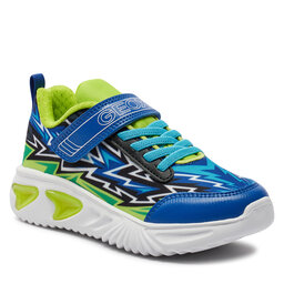 Geox Sneakersy Geox J Assister Boy J45DZB 02ACE C4344 S Royal/Lime