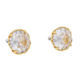 Kate Spade Обици Kate Spade That Sparkle Round Earrings WBRUH472 Clear/Gold 921