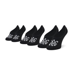 Vans Set di 3 paia di pedulini unisex Vans Classic Canoodle VN0A7S9ABLK1 Nero