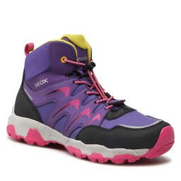 Geox Зимни обувки Geox J Magnetar G.B Abx B J264LB 054FU C8222 D Purple/Fuchsia