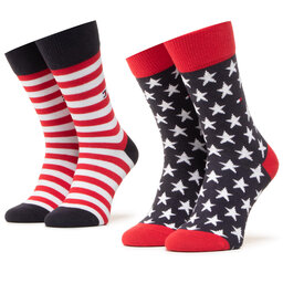 Tommy Hilfiger Unisex ilgų kojinių komplektas (2 poros) Tommy Hilfiger 100000816 Tommy Original 085