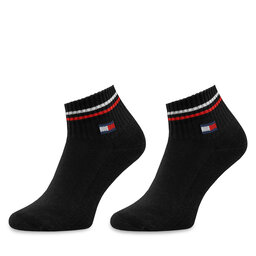Tommy Hilfiger 2er-Set niedrige Unisex-Socken Tommy Hilfiger 701228177 Schwarz