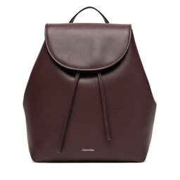 Calvin Klein Rucsac Calvin Klein Foil Logo Flap Backpack LV04F3297G Vișiniu