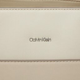 

Сумка Calvin Klein Ck Must Shopper Lg_Color Block K60K611454 Dk Ecru/ Stony Beige/ Medium Taupe PC4, Білий