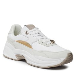 Tommy Hilfiger Tenisice Tommy Hilfiger Chunky Feminine Runner Hardware FW0FW07703 White YBS
