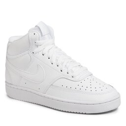 Nike Обувки Nike Court Vision Mid CD5436 100 White/White/White