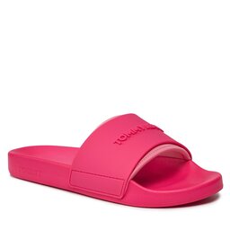 Tommy Jeans Mules / sandales de bain Tommy Jeans Tjw Pool Slide Seasonal EN0EN02432 Pink Alert THW
