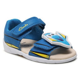 Clarks Sandaler Clarks Zora Nemo T 261583886 Blue Leather