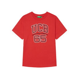 United Colors Of Benetton United Colors Of Benetton T-shirt 3I1XC10OO Crvena Regular Fit