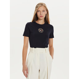 Tommy Hilfiger Tommy Hilfiger T-Shirt Nautical Graphic WW0WW43652 Blau Slim Fit