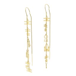 

Сережки Elisabetta Franchi 0R-28K-31E2-V180 Oro 610, Золотий