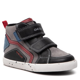 Geox Сникърси Geox B Kilwi B. C B04A7C 022ME C0260 S Black/Dk Red