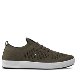 

Снікерcи Tommy Hilfiger Sustainable Knit Sock Cupsole FM0FM04007 Army Green, Зелений