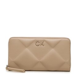 Calvin Klein Didelė Moteriška Piniginė Calvin Klein Re-Lock Quilt Za Wallet Lg K60K610774 A04