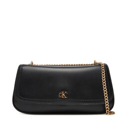 Calvin Klein Kabelka Calvin Klein Ck Convertible Chain Small Bag LV04F3172G Černá