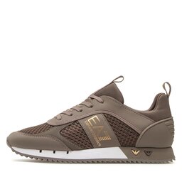 

Снікерcи EA7 Emporio Armani X8X027 XK050 S294 Falcon/Gold, Коричневий
