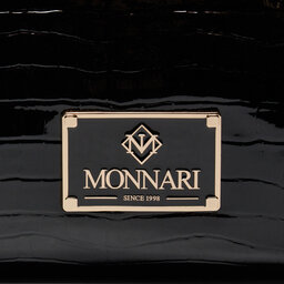 

Сумка Monnari BAG0651-M20 Black Crocko Lacquer, Чорний