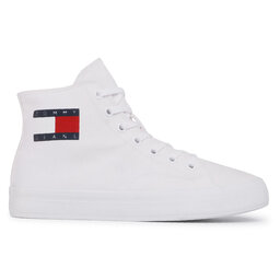 

Кросівки Tommy Jeans Wmns Mid Cut Lace Up Vulc EN0EN00937 White YBR, Білий