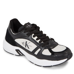 Calvin Klein Jeans Αθλητικά Calvin Klein Jeans Retro Tennis Laceup Coui YM0YM00793 Black/Creamy White 00W