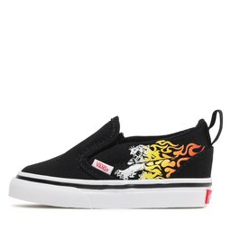 

Кросівки Vans Slip-On V VN0A3488YHU1 Ferocious Flame Racing Re, Чорний