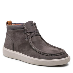 Clarks Auliniai batai Clarks Cambro Mid 261628397 Dark Grey Nubuck