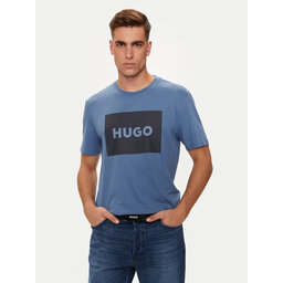 HUGO Hugo T-shirt Dulive222 50467952 Plava Regular Fit