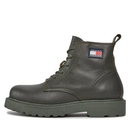 

Черевики туристичні Tommy Jeans Tjm Ruberized Lace Up EM0EM01276 Pewter Green MRH, Зелений