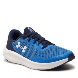 Under Armour Topánky Under Armour Ua Bgs Charged Pursuit 3 3024987-401 Victory Blue/Midnight Navy/White