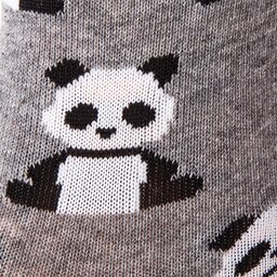 

Високі шкарпетки unisex Cup of Sox Brzuchata Panda Zwana Wspaniałą Сірий