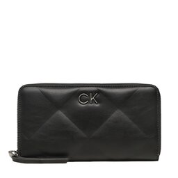 Calvin Klein Stor damplånbok Calvin Klein Re-Lock Quilt Za Wallet Lg K60K610774 BAX