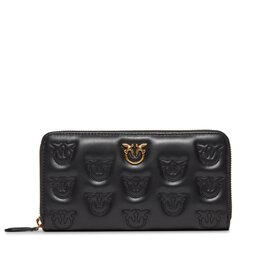 Pinko Velká dámská peněženka Pinko Ryder Zip Around AI 23-24 PCPL 100250 A17D Black Z99Q