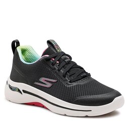 Skechers Sneakersy Skechers Go Walk Arch Fit 124868/BKHP Black/Hot Pink