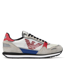 

Снікерcи Emporio Armani X4X537 XM678 Q442 Plast/Red/Of.Wht/Blt, Білий