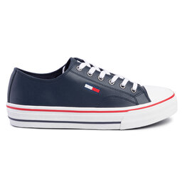 

Кеди Tommy Jeans Leather City Sneaker EM0EM00394 Black Iris CBK, Cиній
