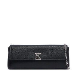 Calvin Klein Handtasche Calvin Klein Emblem Hw Pebble Clutch LV04F3740G Schwarz
