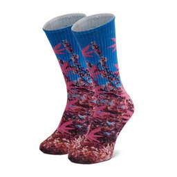 HUF Calzini lunghi da donna HUF Digital Plantlife SK00540 r. OS Pink