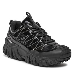 KARL LAGERFELD Sneakersy KARL LAGERFELD KL63723 Black Lthr & Textile Mono