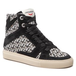 Zadig&Voltaire Sneakersy Zadig&Voltaire High Flash Mo SWSN00057 Noir