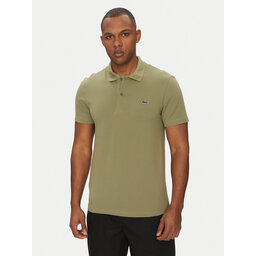Lacoste Lacoste Polo marškinėliai DH5522 Chaki Regular Fit