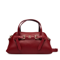 Tommy Hilfiger Handtasche Tommy Hilfiger Th Buckle Mini AW0AW19034 Rot
