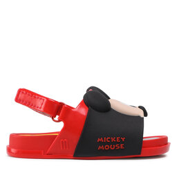 

Босоніжки Melissa Mini Melissa Beach Slide Sanda 33395 Red/Black 50924, Червоний