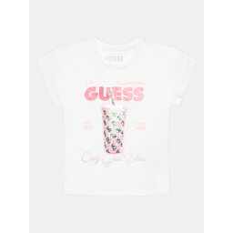 Guess Guess T-Shirt K4GI24 K6YW4 Λευκό Regular Fit