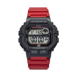 Casio Zegarek Casio WS-1400H-4AVEF Czerwony