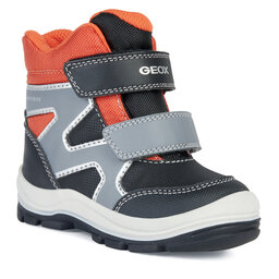 Geox Vinterskor Geox B Flanfil Boy B Abx B263VD 0CEFU C0038 S Black/Orange